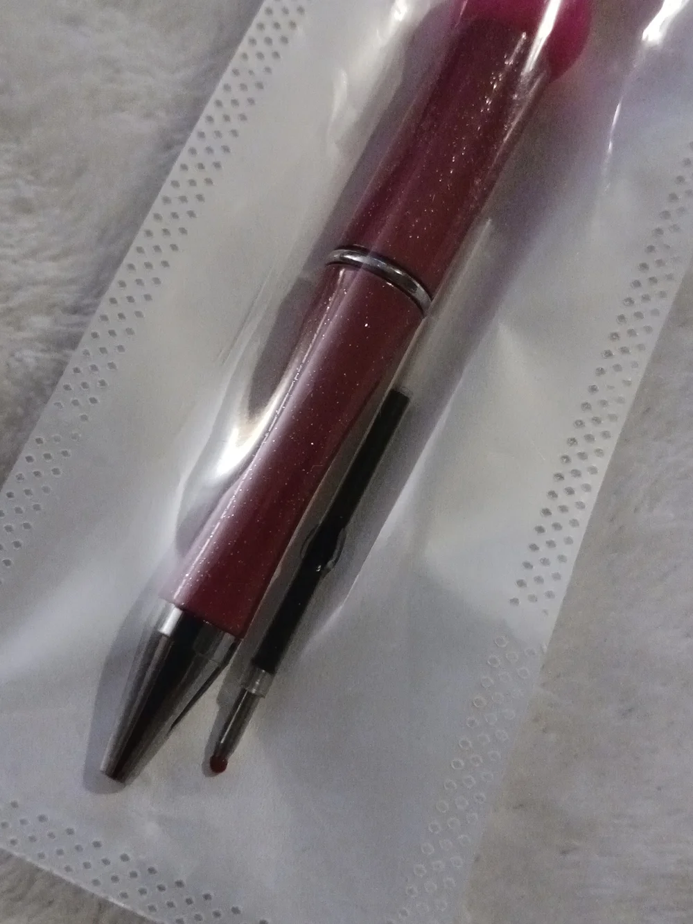 Handcrafted Pink Pen - Welcome To The Show, Hope You Brought Alcohol